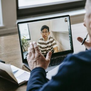 Photo Of Professor Mentoring His Student